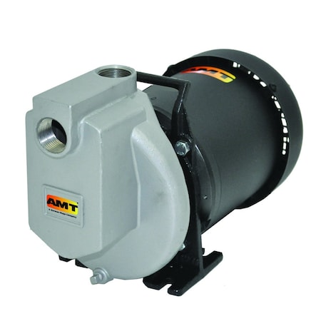 Amt Pump 1-in. Stainless Self-Priming Electric Pump w/ 1HP 3PH TEFC 429L-98